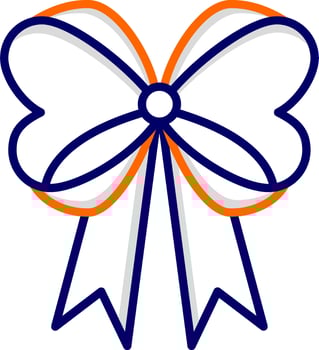 Ribbon Bow Vector Icon