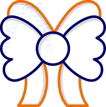 Ribbon Bow Vector Icon