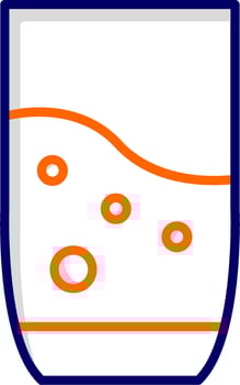 Glass Of Water Vector Icon
