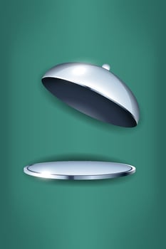 cook plate empty vector