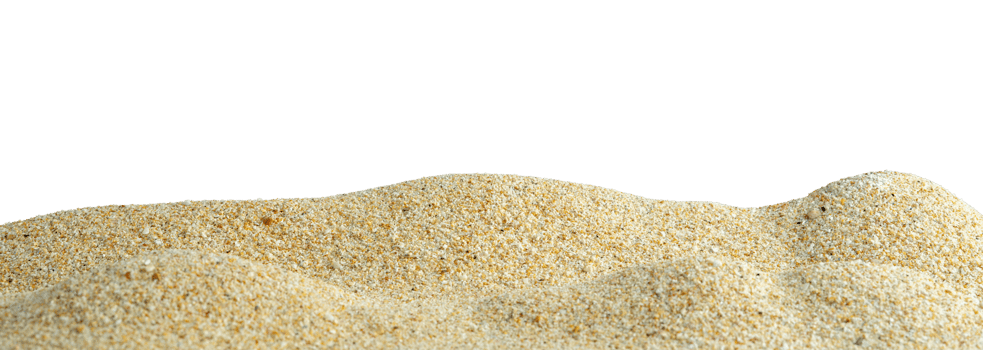 dune of sand grain isolated png