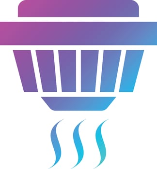Smoke detector Vector Icon Design Illustration