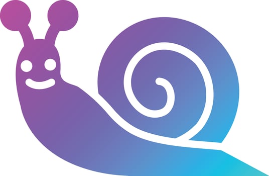 Snail Vector Icon Design Illustration