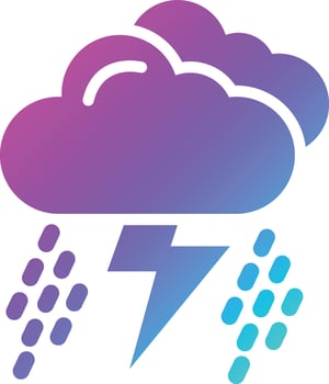Storm Vector Icon Design Illustration