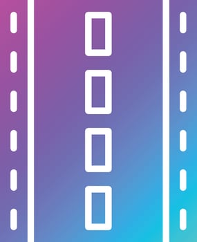 Runway Vector Icon Design Illustration