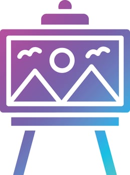 Painting Vector Icon Design Illustration