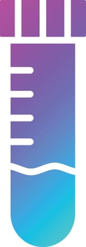 Test tube Vector Icon Design Illustration