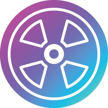 Nuclear Vector Icon Design Illustration