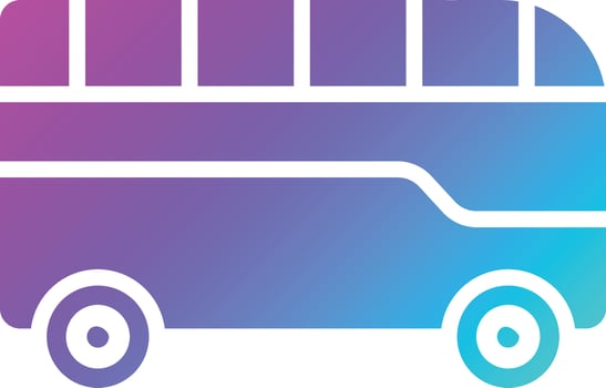 Bus Vector Icon Design Illustration
