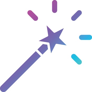 Magic wand Vector Icon Design Illustration