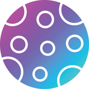 Full moon Vector Icon Design Illustration