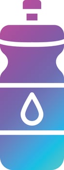 Water bottle Vector Icon Design Illustration