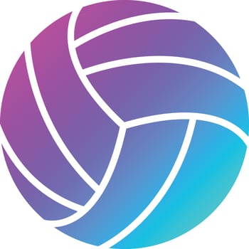 Volleyball Vector Icon Design Illustration