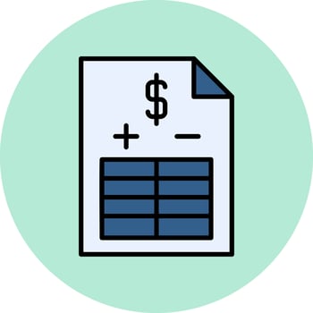 Balance Sheet Vector Icon