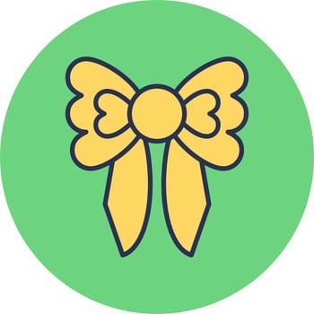 Ribbon Bow Vector Icon
