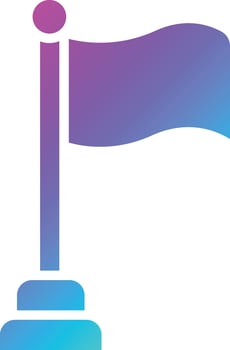 Flag Vector Icon Design Illustration