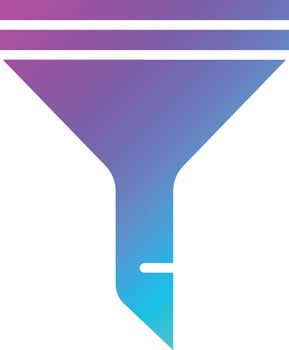 Filter Vector Icon Design Illustration