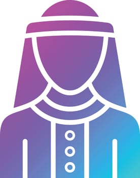 Arab man Vector Icon Design Illustration