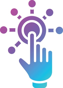 Interactivity Vector Icon Design Illustration
