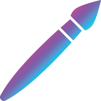 Brush Vector Icon Design Illustration