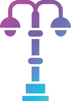 Street light Vector Icon Design Illustration