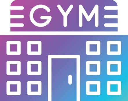 Gym Vector Icon Design Illustration