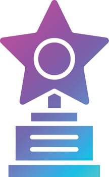 Award Vector Icon Design Illustration