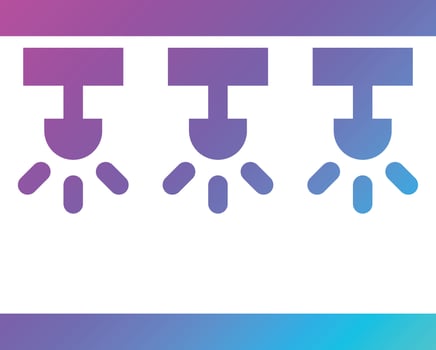 Spotlight Vector Icon Design Illustration