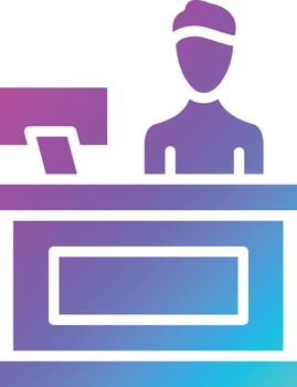 Employee Vector Icon Design Illustration