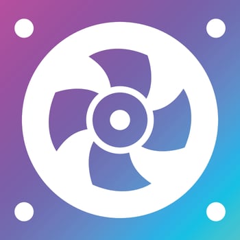 Fan Vector Icon Design Illustration