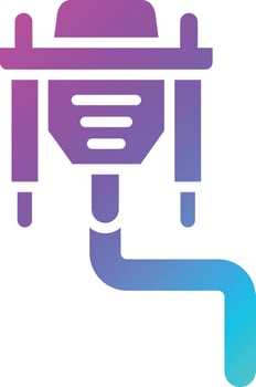 Vga Cable Vector Icon Design Illustration