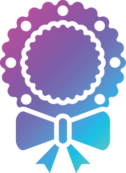 Wreath Vector Icon Design Illustration