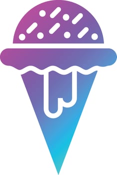 Ice Cream Vector Icon Design Illustration