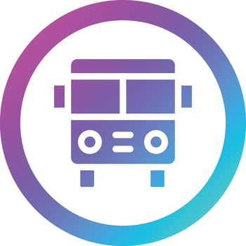 Bus stop Vector Icon Design Illustration
