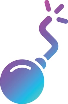 Bomb Vector Icon Design Illustration