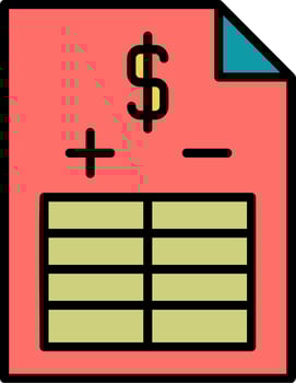 Balance Sheet Vector Icon
