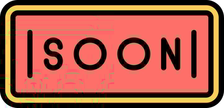 Soon Vector Icon