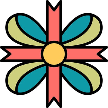 Ribbon Bow Vector Icon