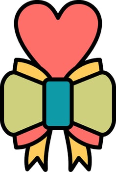 Ribbon Bow Vector Icon