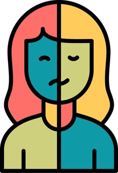 Personality Disorder Vector Icon
