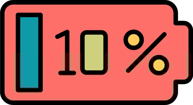 10 Percent Vector Icon