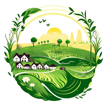Logo ecological, environment friendly concept. generated AI png