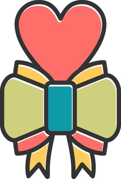 Ribbon Bow Vector Icon