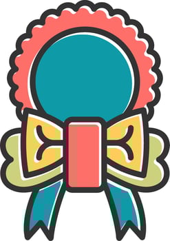 Ribbon Bow Vector Icon
