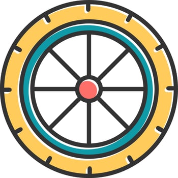 Wheel Vector Icon
