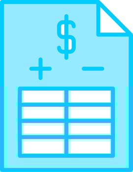 Balance Sheet Vector Icon