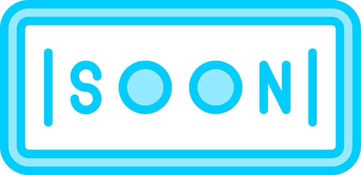 Soon Vector Icon