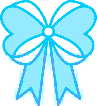 Ribbon Bow Vector Icon
