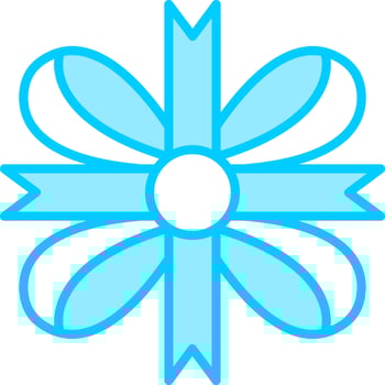 Ribbon Bow Vector Icon