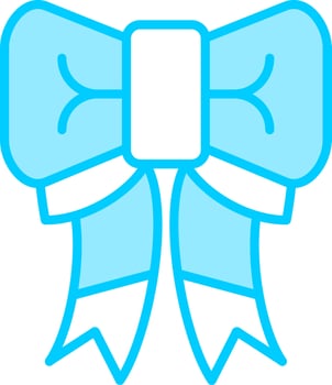 Ribbon Bow Vector Icon